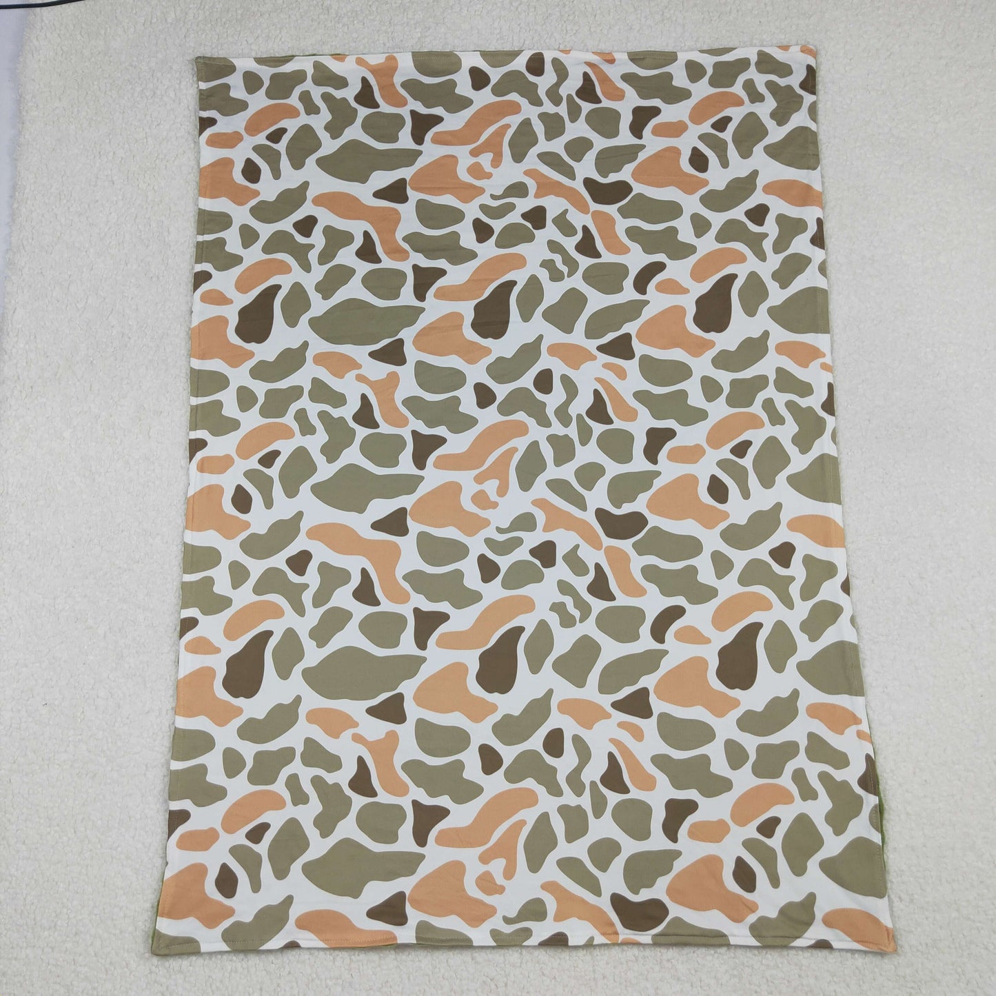 RTS Baby Kids Toddler Camo Green Blanket