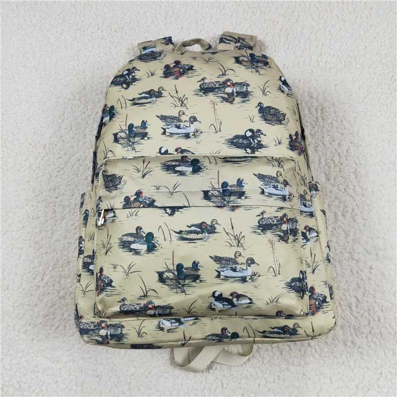 RTS NO MOQ Baby Kids Backpacks BA0198 Ducks Brown Backpack Back Bags