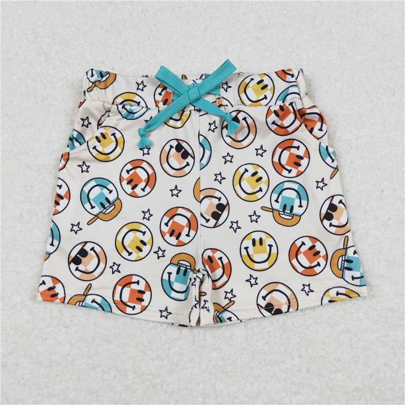 RTS NO MOQ Baby Boys Summer pants SS0192 Plaid Pockets Bottom Shorts