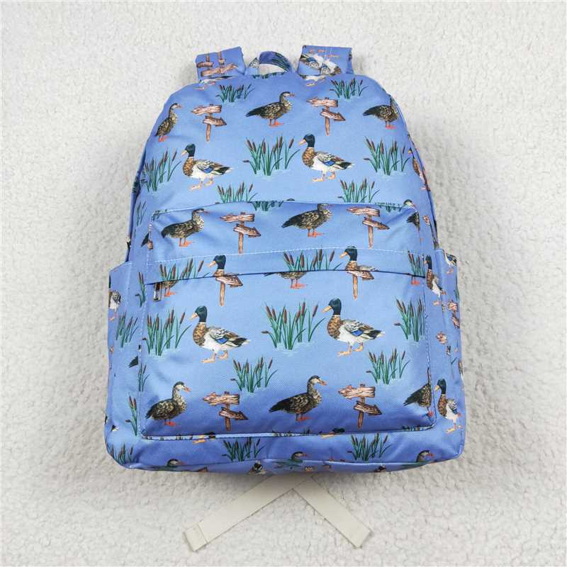 RTS NO MOQ Baby Kids Backpacks BA0200 Blue Ducks Water Back Bags