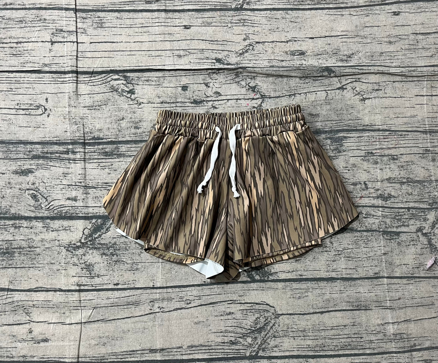 RTS Baby Girls Kids Camo Yoga Southern Shorts Bottoms