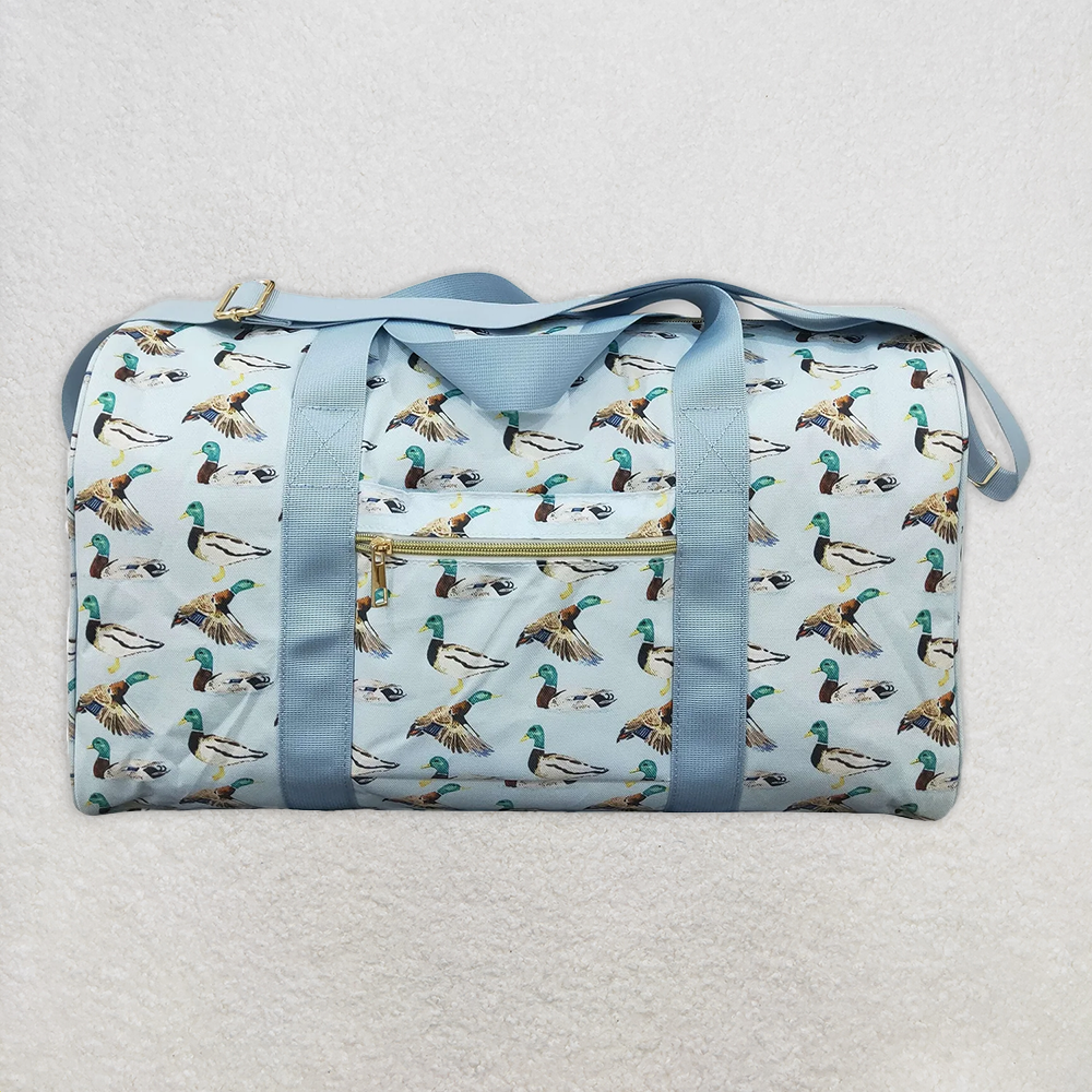 RTS NO MOQ Adult Gym backpack BA0275 Blue Stripe strap duck travel Duffle Bags