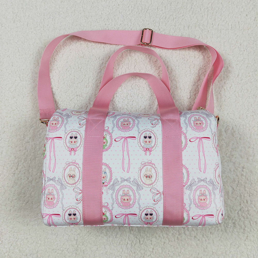 RTS NO MOQ Adult Gym backpack BA0301 Pink Heart Bow Small Duffel Bags