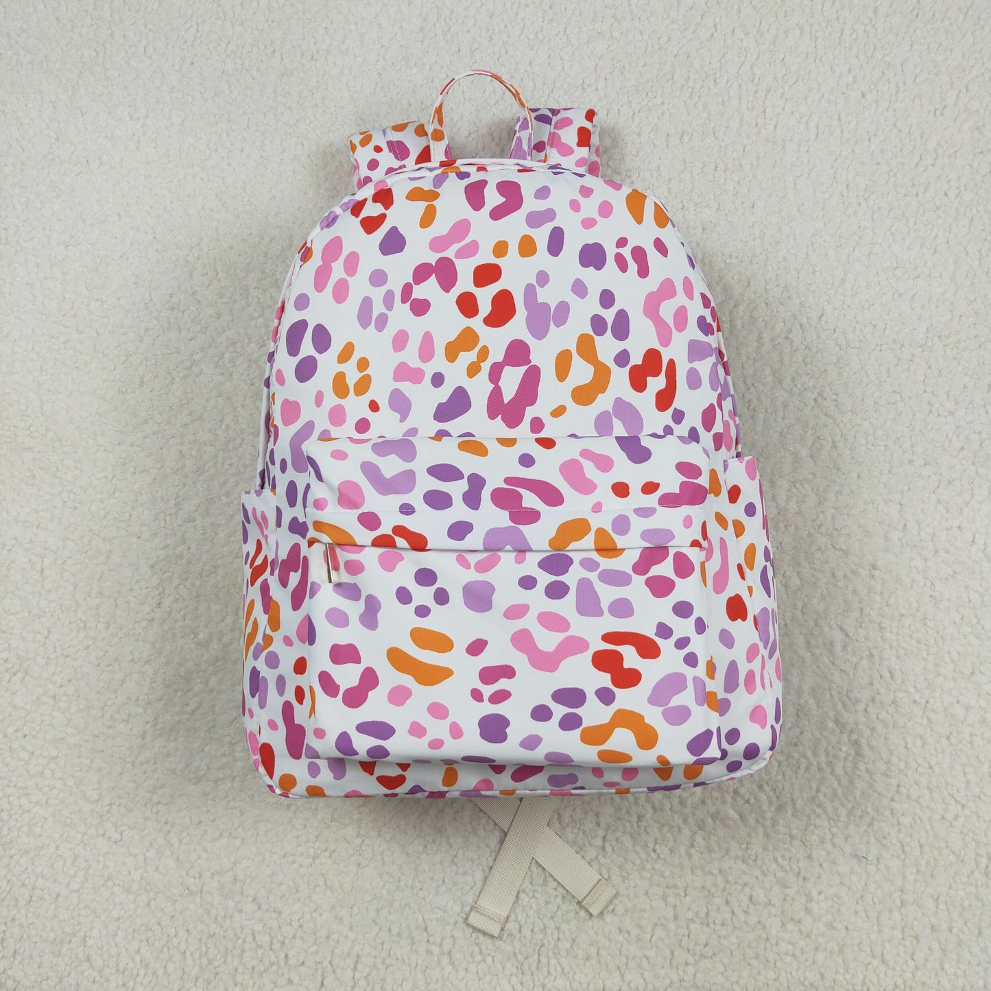 8.12 RTS NO MOQ Baby Kids Backpacks BA0307 Pink Leopard School Backpack Bags
