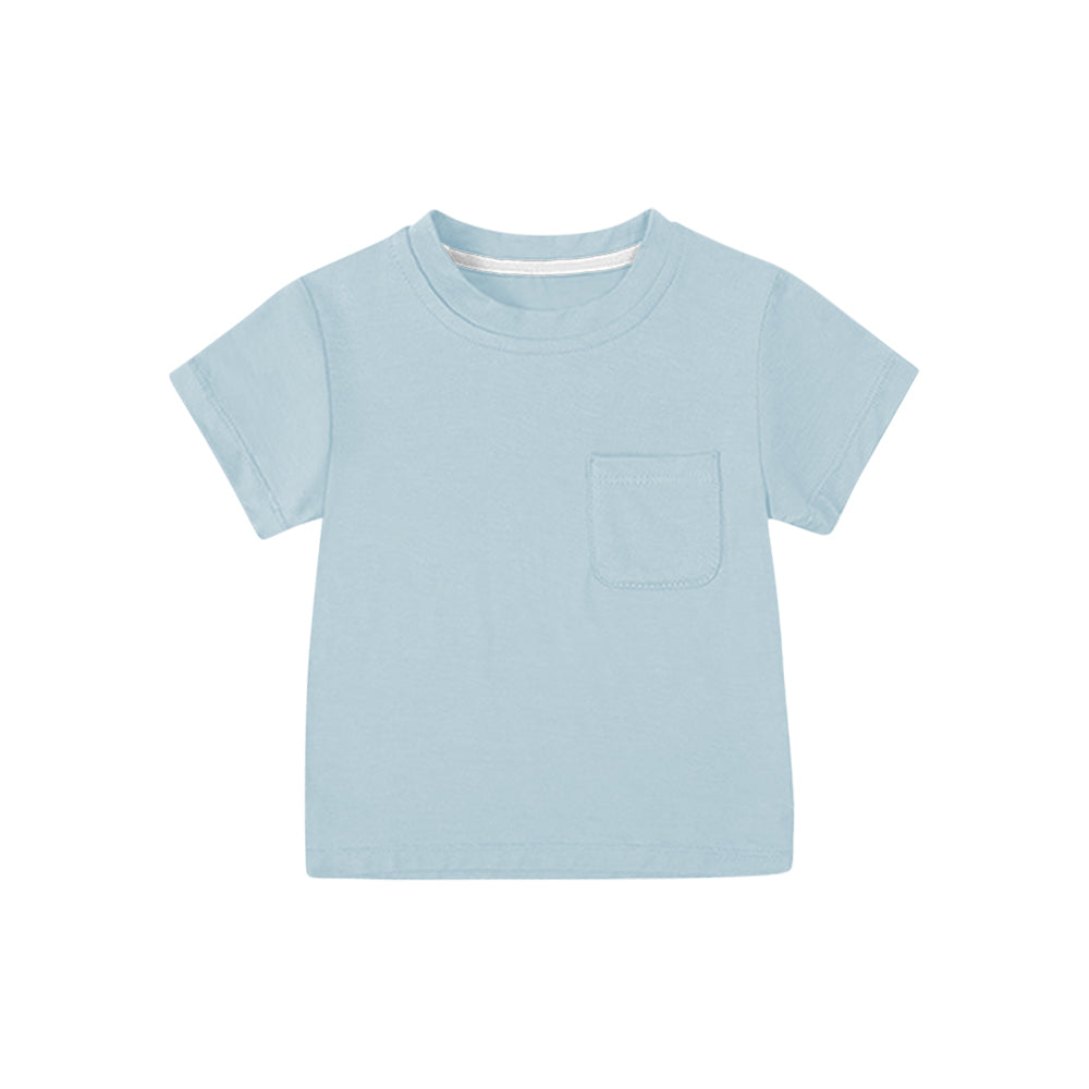 4.8 BT1220 Baby Boys Light Blue Short Sleeves Tee Shirts Top Pre order