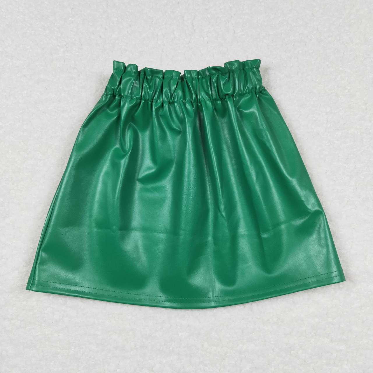 RTS NO MOQ Summer Sibling Baby Girls Leather Bottom Skorts Skirts