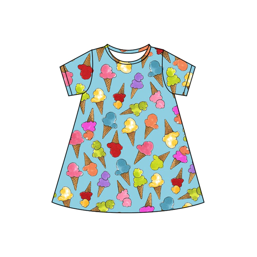 4.11 GSD2498 Baby Girls Popsicle Short Sleeve Dress Pre order