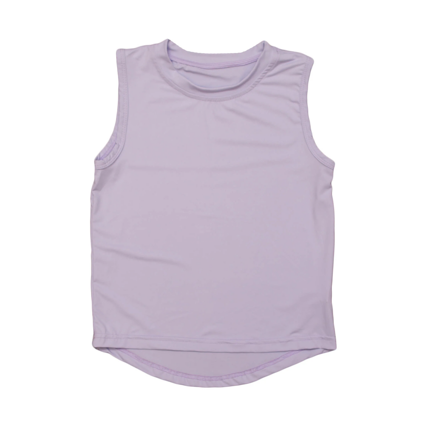 4.8 GT0995 Baby Girls Lavender Sleeveless Yoga Active Tee Shirts Vest Pre order