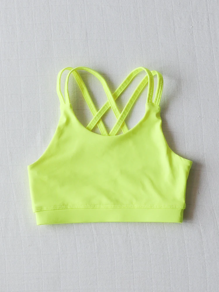 3.31 GT1005 Yellow Baby Girls Tennis Bows Yoga Vest Tops Pre order