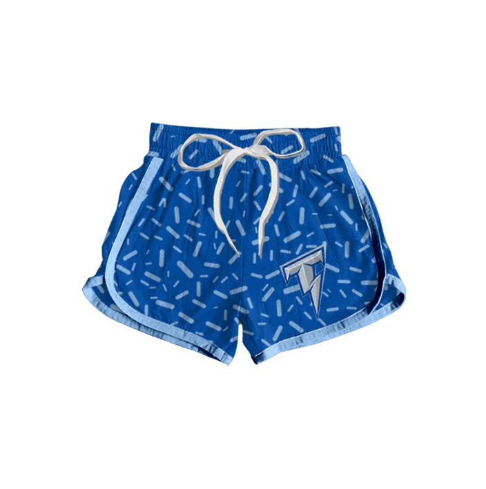 4.22 Preorder(moq 5) Baby Girls Team Blue T Sports Shorts