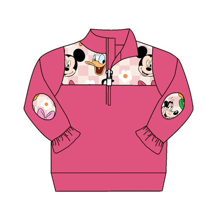 5.8 Baby Girls Cartoon Mouse Pullover Shirt Tee Shirts preorder(moq 5)
