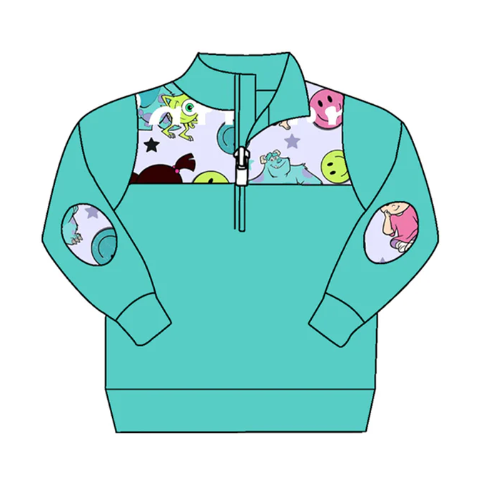 5.8 Baby Boys Cartoon Monster Pullover Shirt Tee Shirts preorder(moq 5)