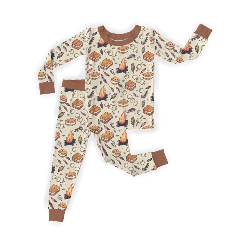 5.9 MOQ 5 Baby Boys Cake Long Sleeve Pajama Set