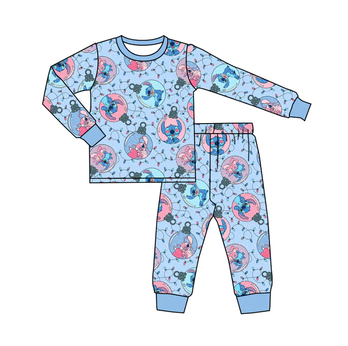 6.13 Baby Boys Cartoon Pink pajamas Clothes Sets preorder(moq 5)