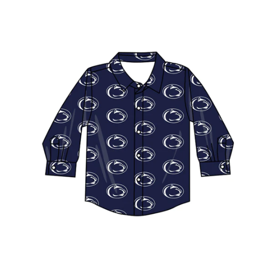 7.14 Preorder (moq 5)Baby Boys Long Sleeves Leopard Plaid Team Zipper Shirts Top