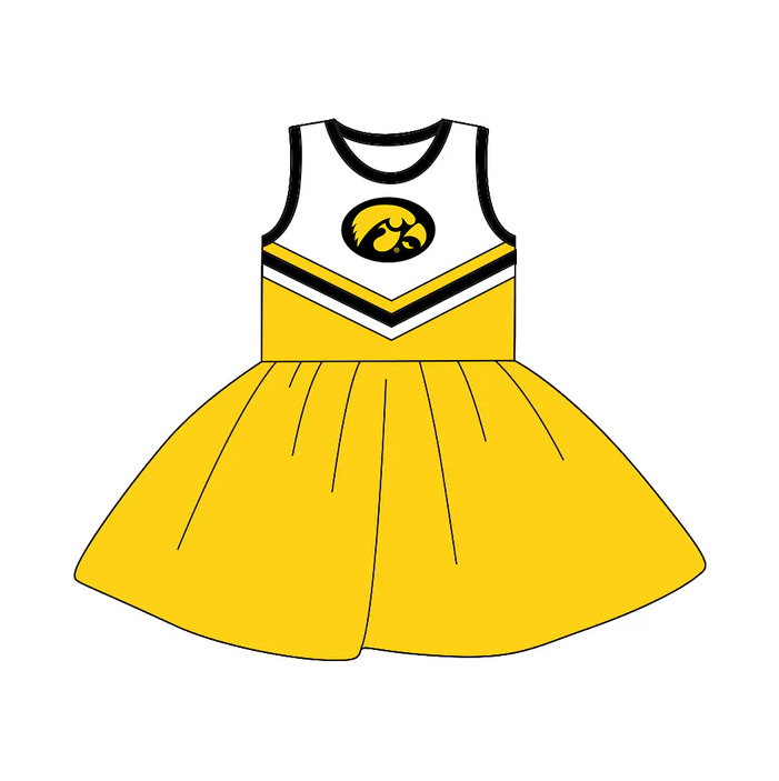 8.19 Baby Girls Team Sleeveless 21 A-Line Dresses preorder(moq 5)