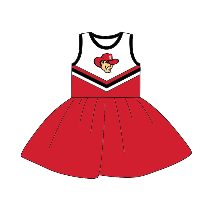 8.19 Baby Girls Team Sleeveless 20 A-Line Dresses preorder(moq 5)