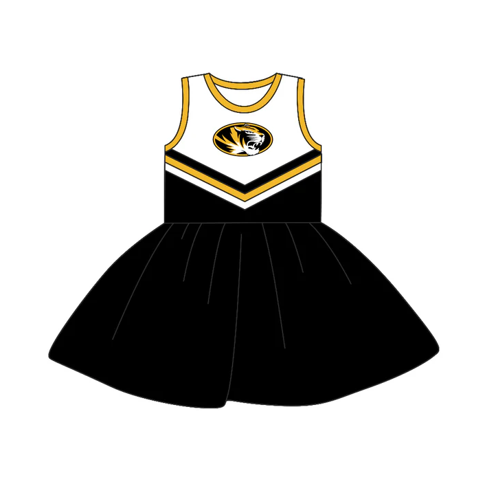 8.19 Baby Girls Team Sleeveless 19 A-Line Dresses preorder(moq 5)