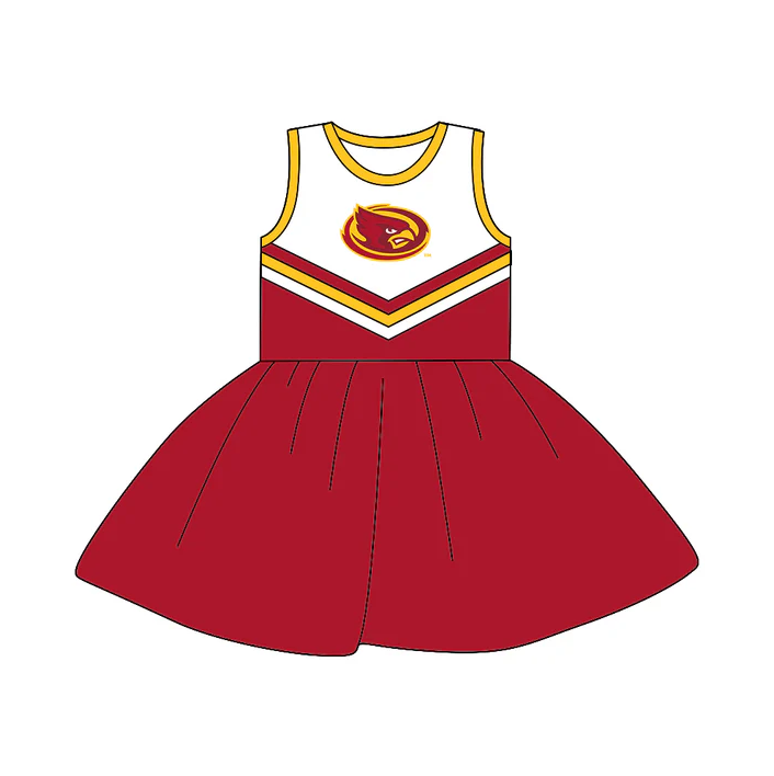 8.19 Baby Girls Team Sleeveless 13 A-Line Dresses preorder(moq 5)