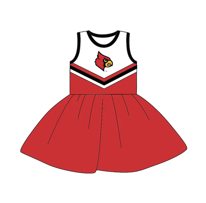 8.19 Baby Girls Team Sleeveless 12 A-Line Dresses preorder(moq 5)