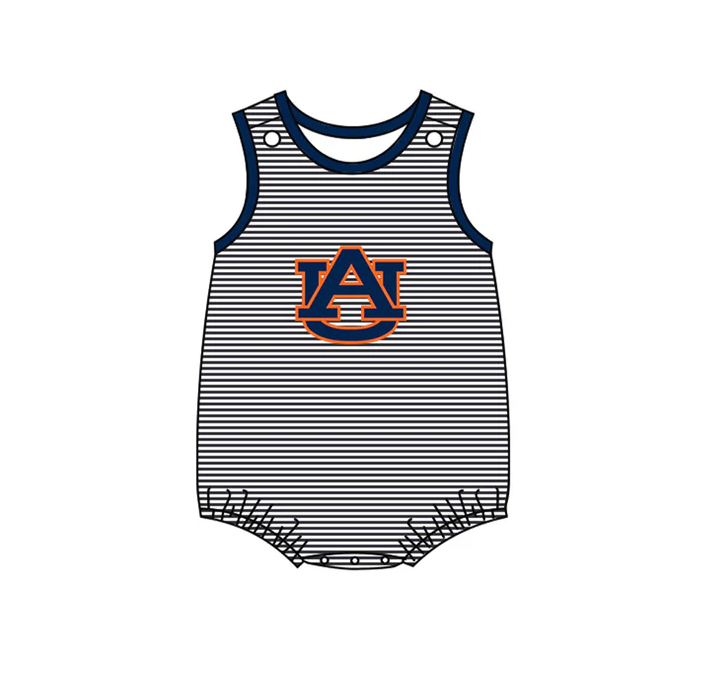 8.22 Baby Boys AU Team Sleeveless Rompers preorder(moq 5)