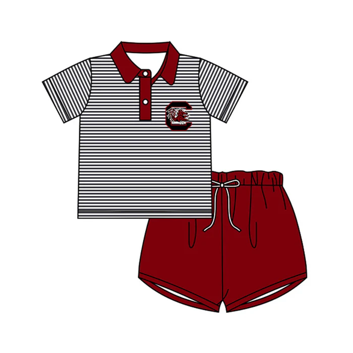 8.22 Baby Boys Bird team Pullover Top Shorts Clothes Sets preorder(moq 5)