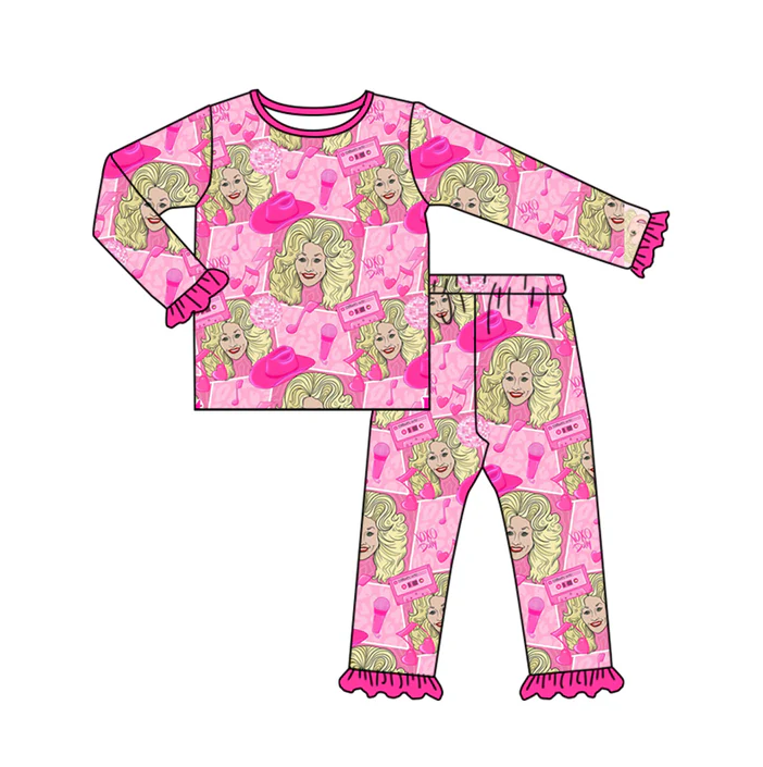 9.5Baby Girls Singer Pajamas Clothing Sets preorder(moq 5)