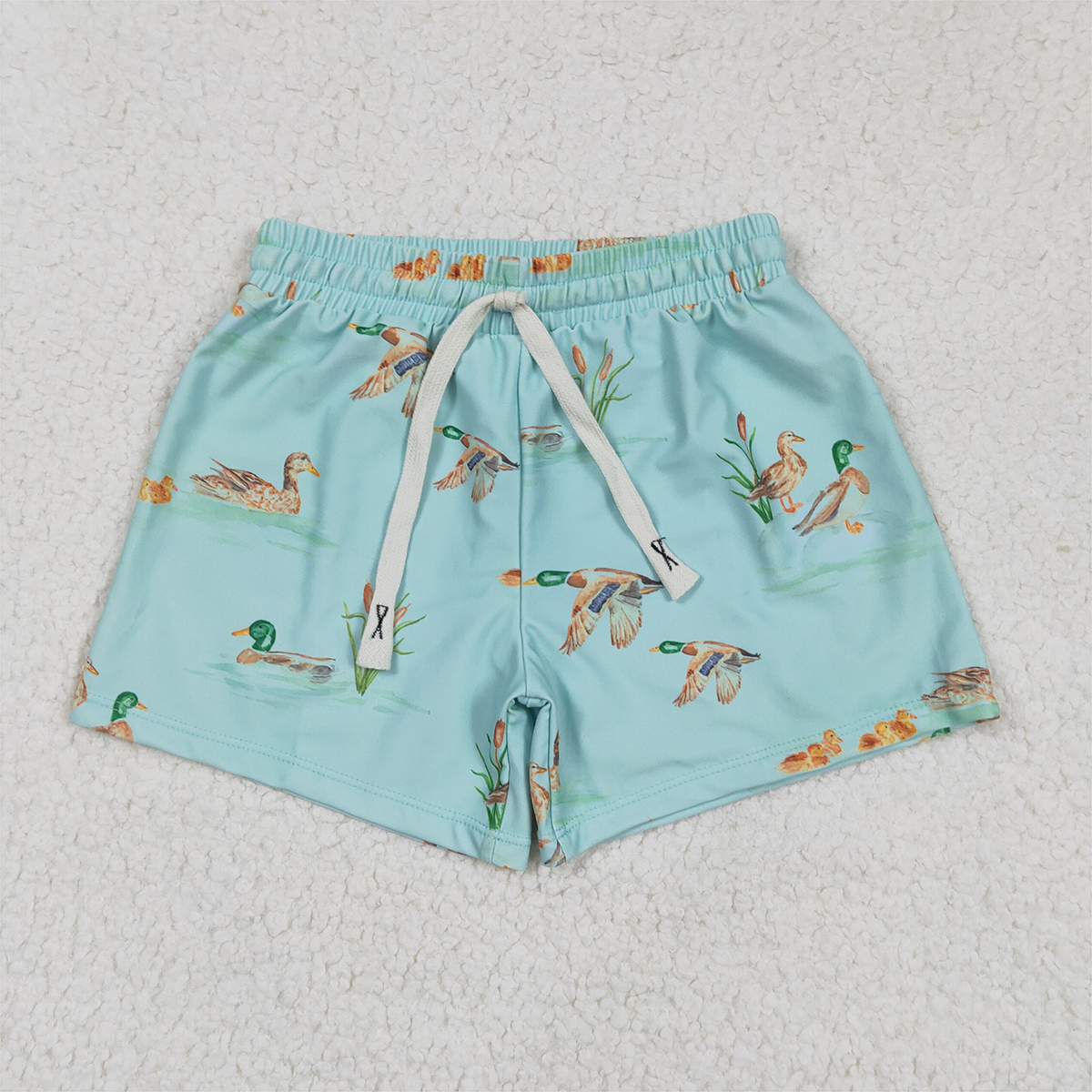 RTS NO MOQ Baby Boys Summer pants S0266 Summer Ducks Trunks Swimwears
