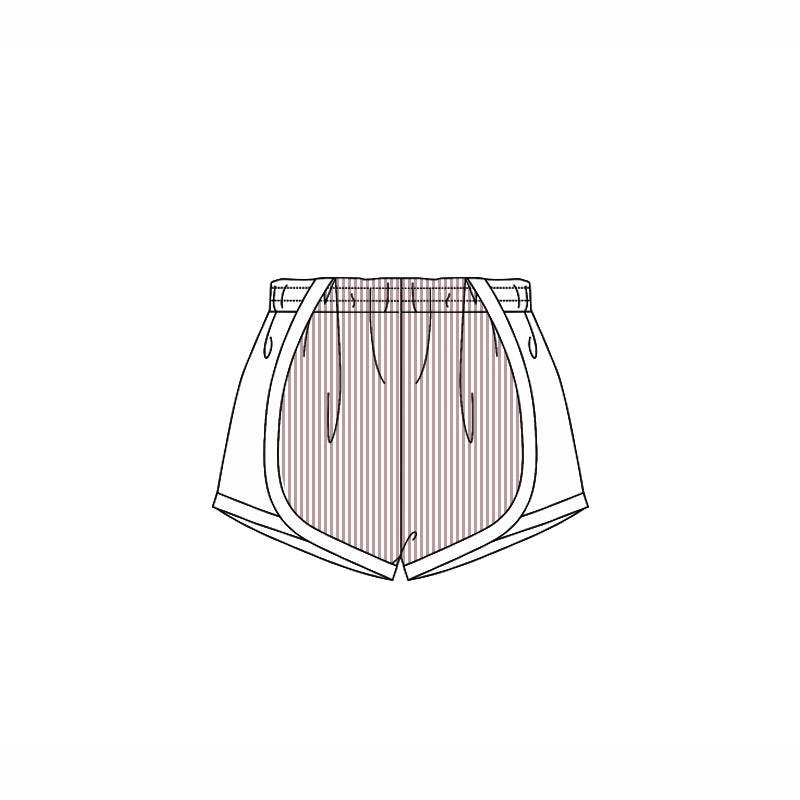 4.14 SS0490 Baby Girls Khaki Stripe Shorts Bottoms Pre order
