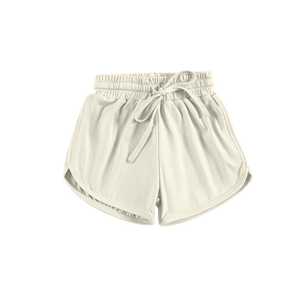 4.14 SS0507 Baby Girls White Belt Yoga Shorts Bottoms Pre order