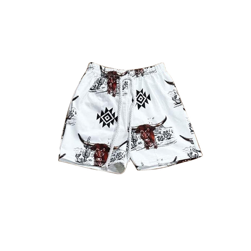 4.9 SS0511 Baby Boys Bull Skull Aztec Shorts Bottoms Pre order