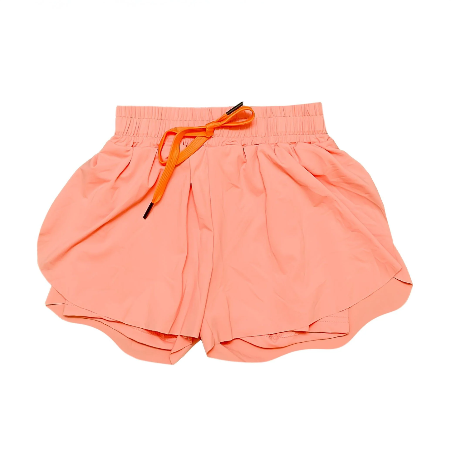 4.2 SS0547 Peach kids girls activewear summer yoga shorts pre order