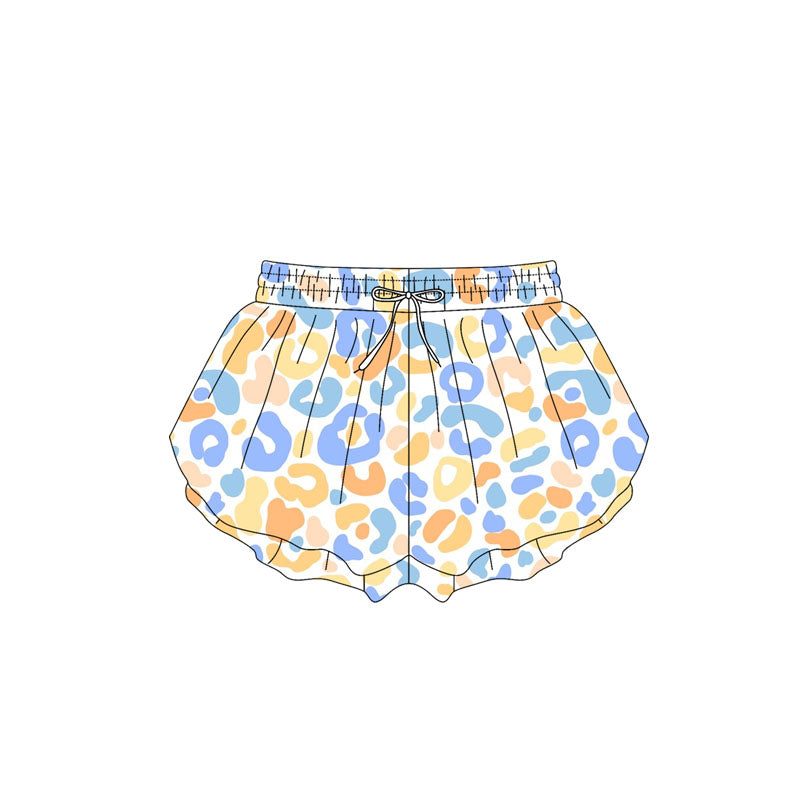 3.31 SS0591 Blue Hot Sale Fashion Leopard Baby Girls Shorts Bottoms Pre order