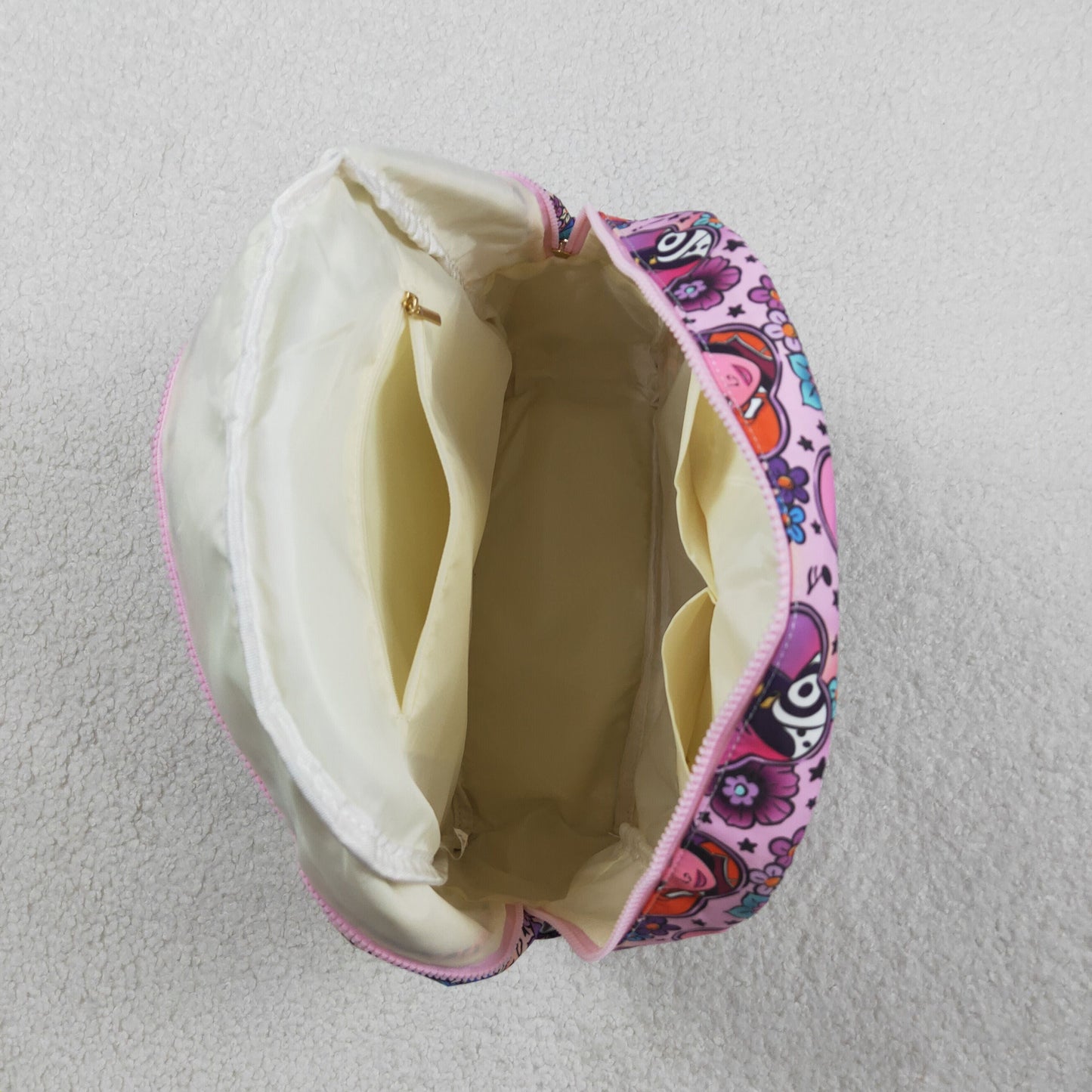 Sibling Baby Girls Kids Singer Print Zipper Backpack School Bags RTS