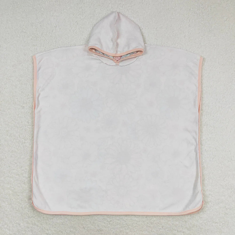 RTS Baby Girl Flower Terry Swim Towel Cover Ups