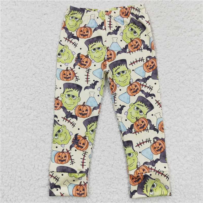 P0168 Potions Pumpkin cartoon light yellow boy pants