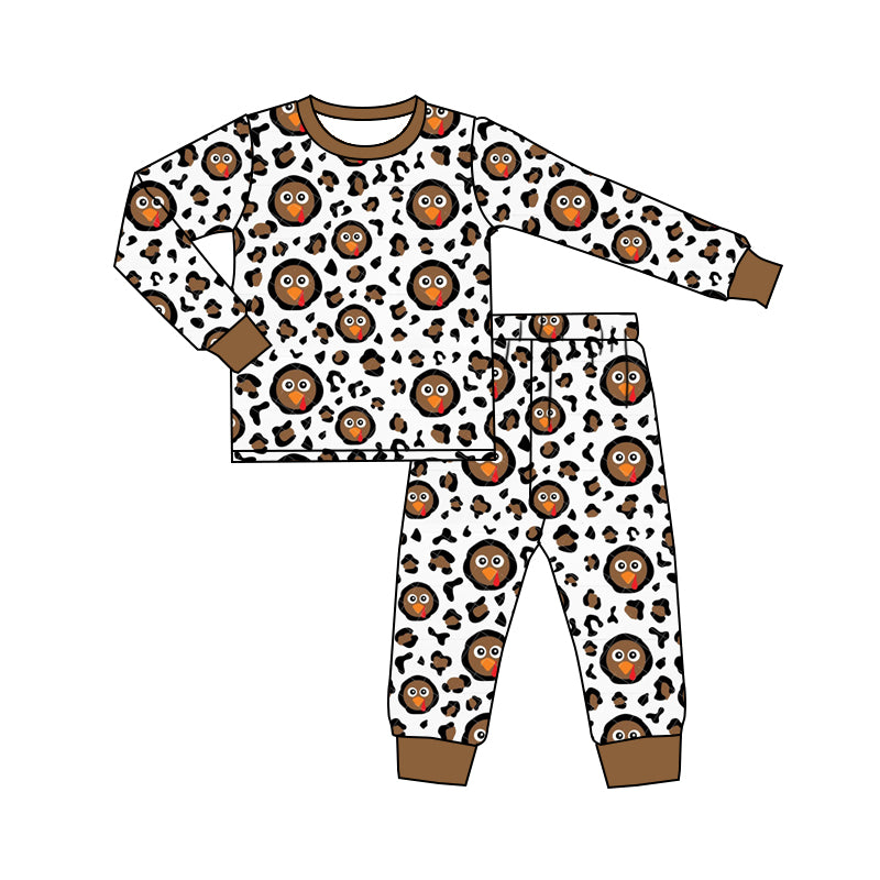 MOQ:5 boy Turkey Long Sleeve Wholesale Boutique Kid Outfit