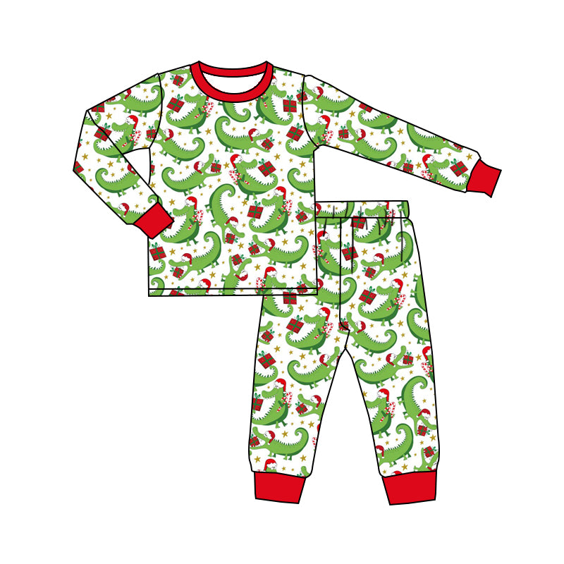 MOQ:5 Cute Christmas Kid Long Sleeve Wholesale Boutique Kid Clothing