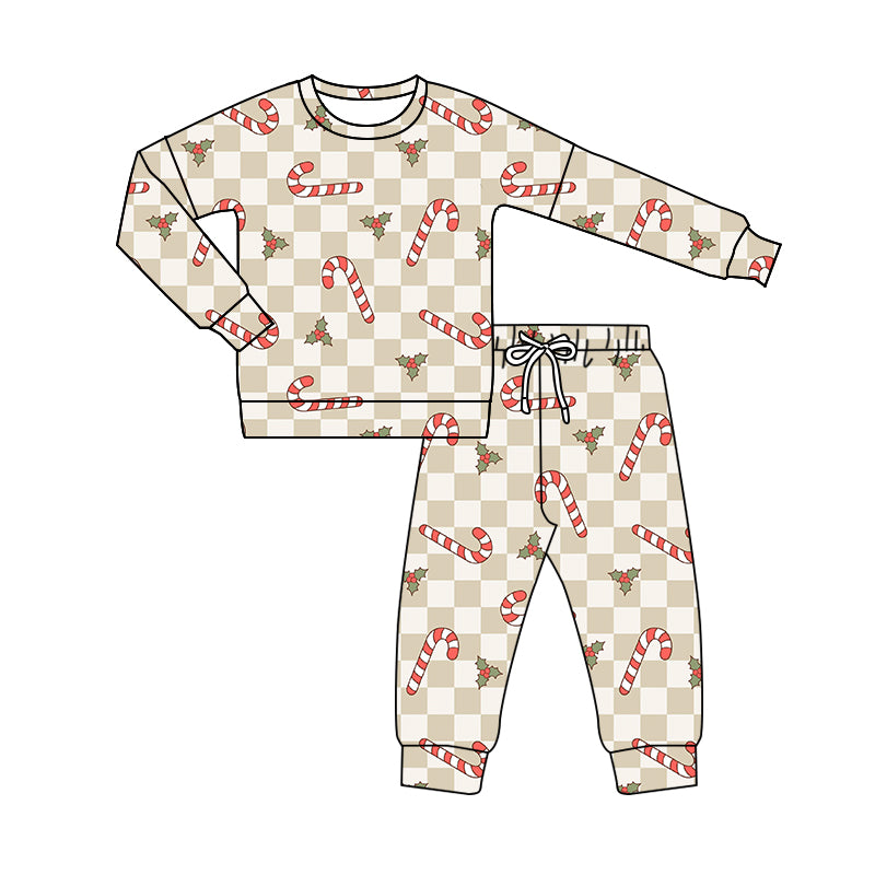 MOQ:5 Christmas Kid Long Sleeve Wholesale Boutique Kid Clothing Outfits