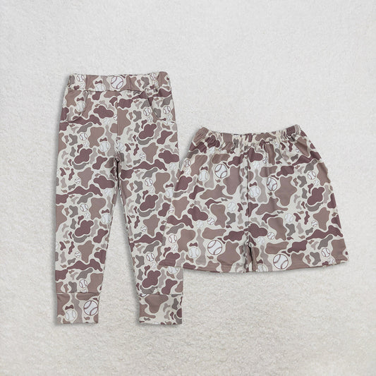 RTS Sibling Boys Kids Baseball Camo Pockets Pants Shorts Bottoms