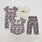 RTS NO MOQ Summer Sibling  Baby Boys Duck Turkey Deer Camo Rompers Clothes Sets