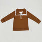 BT0348 Kids Boys Aztec Long Sleeve Pullover Top