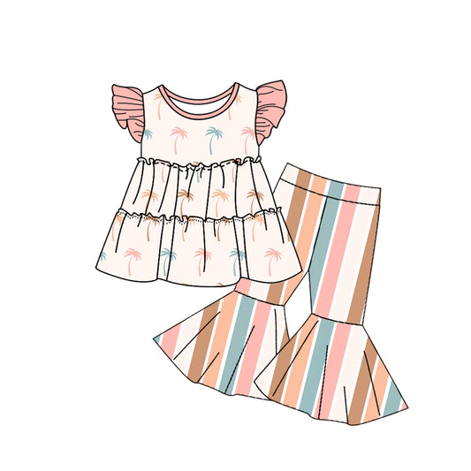 Stripe Short Sleeve Baby Kids Boutique Kid Clothing