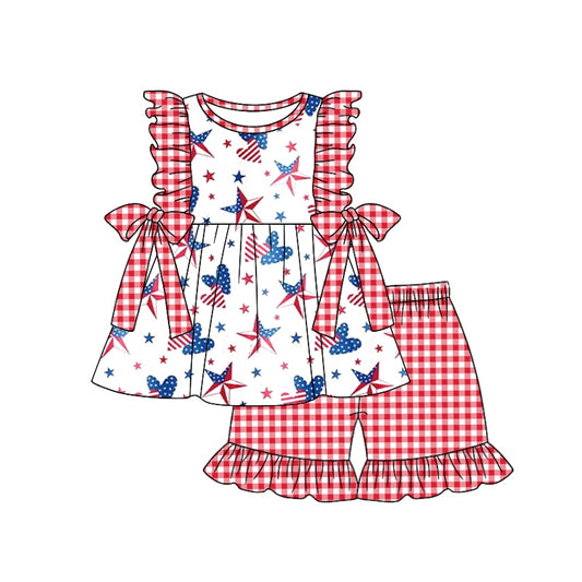 4th of July Short Sleeve Baby Kids Boutique Kid Clothing