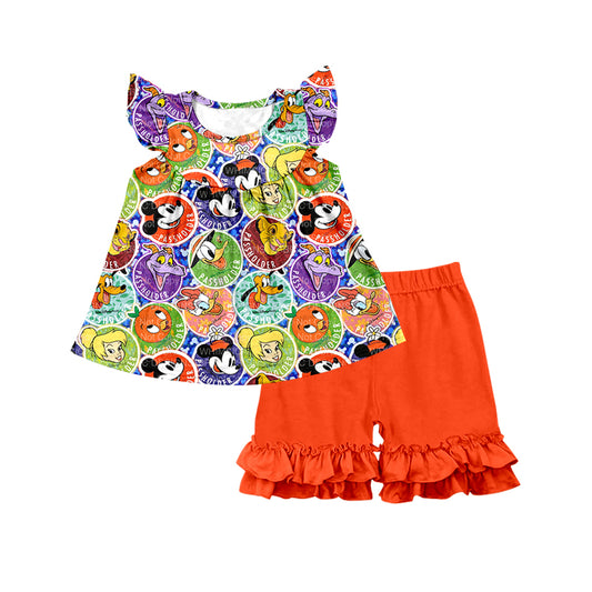 Cute Girls Wholesale Baby Kids Wear Boutique Kid Clothing Set