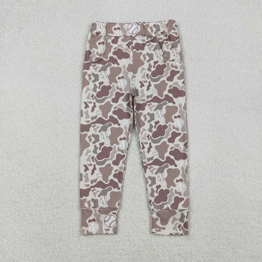 RTS Boys Kids Baseball Camo Pockets Pants Bottoms
