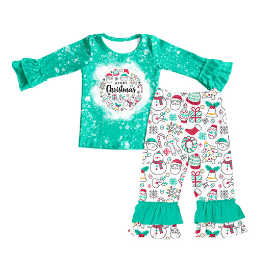 MOQ:5 Christmas Long Sleeve Wholesale Boutique Kid Clothing