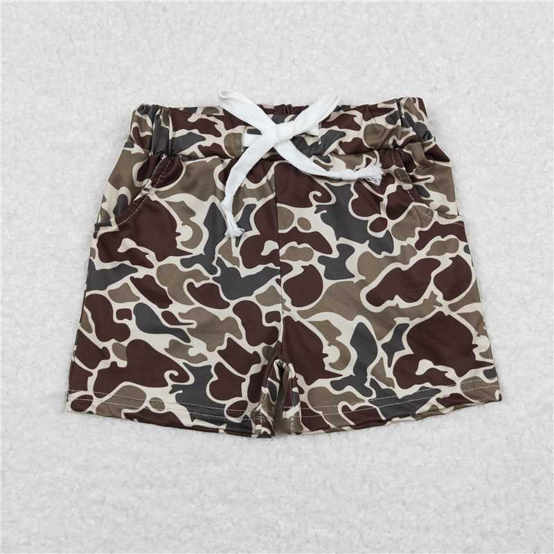 RTS NO MOQ Baby Boys Summer pants SS0202 Camo Pockets Bottom Shorts