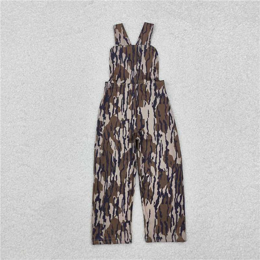 RTS NO MOQ Summer Baby Girls Bodysuit SR1990 Bottomland Camo Straps Jumpsuits