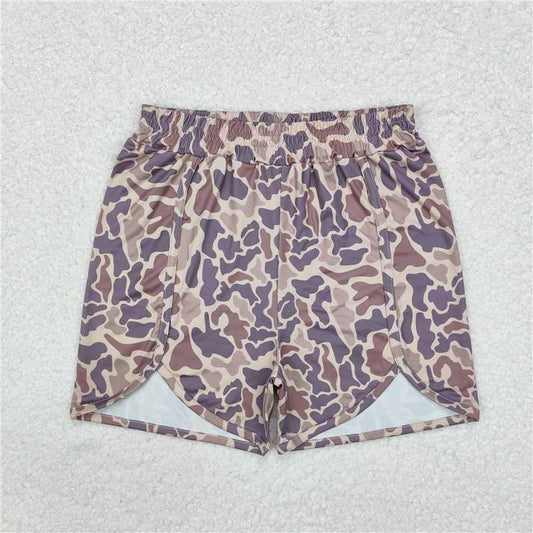 RTS NO MOQ Adult Women Summer Pants SS0374  Grey Camo Hunting Summer Shorts
